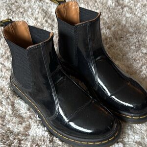 Dr. Martens Glossy Black Chelsea Boots